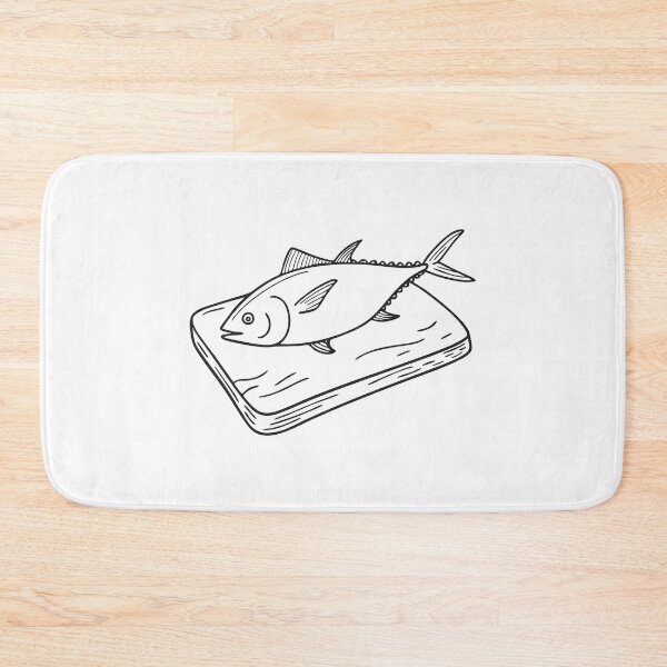 Item preview, Tuna Fish Laid on Chopping Board designed and sold by rasagamastore.