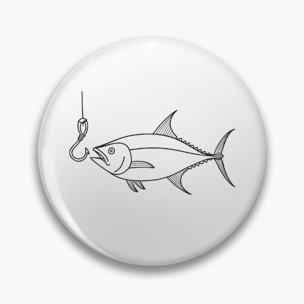 Item preview, Tuna Fish with Large Fishing Hook designed and sold by rasagamastore.
