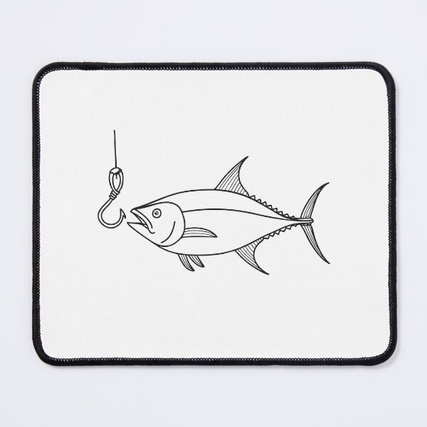 Item preview, Tuna Fish with Large Fishing Hook designed and sold by rasagamastore.
