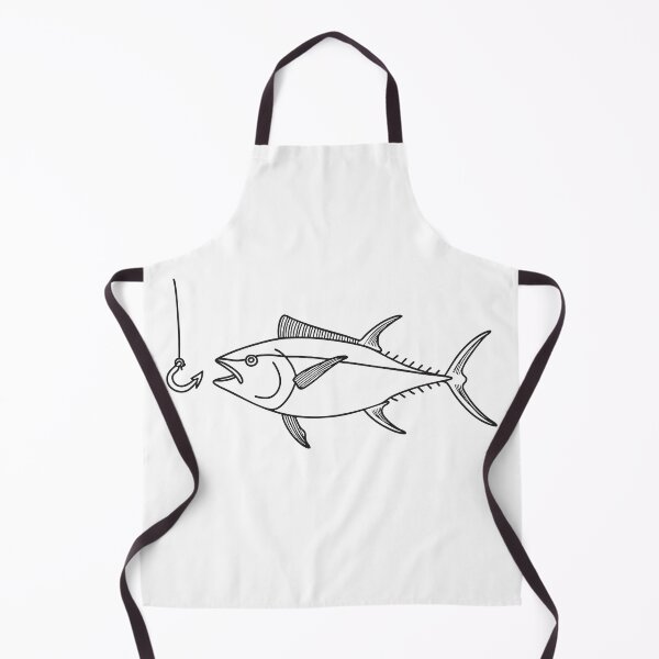 Item preview, Large Hook Caught in Tuna Fish Mouth designed and sold by rasagamastore.
