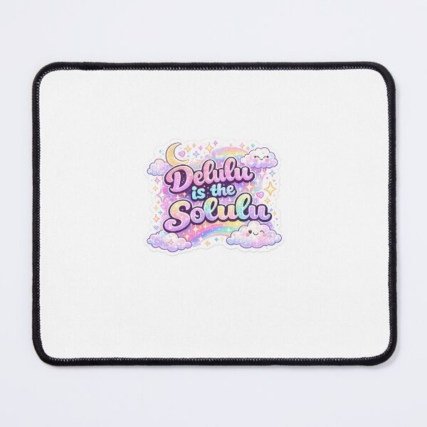Item preview, Delulu is the Solulu Aesthetic Sticker designed and sold by artz191.