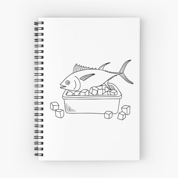 Item preview, Tuna Fish with Scattered Ice Cubes designed and sold by rasagamastore.