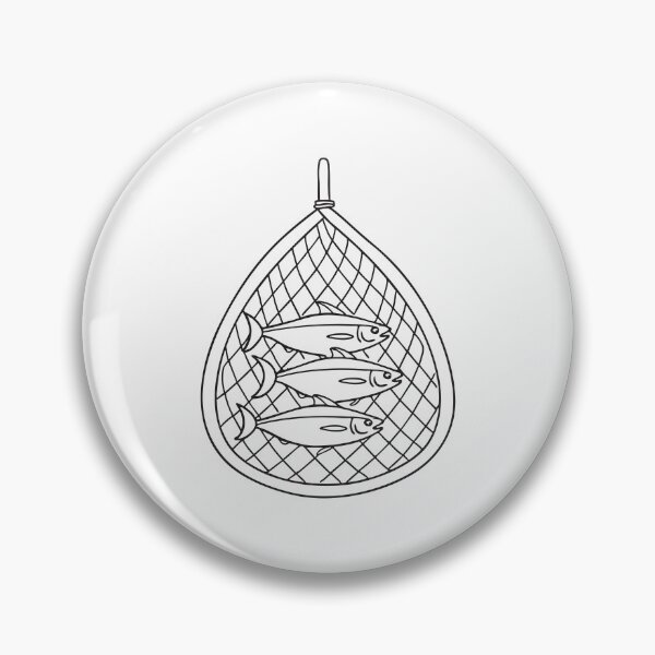 Item preview, Three Tuna Fish in Fishing Net designed and sold by rasagamastore.