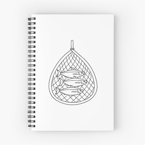 Item preview, Three Tuna Fish in Fishing Net designed and sold by rasagamastore.
