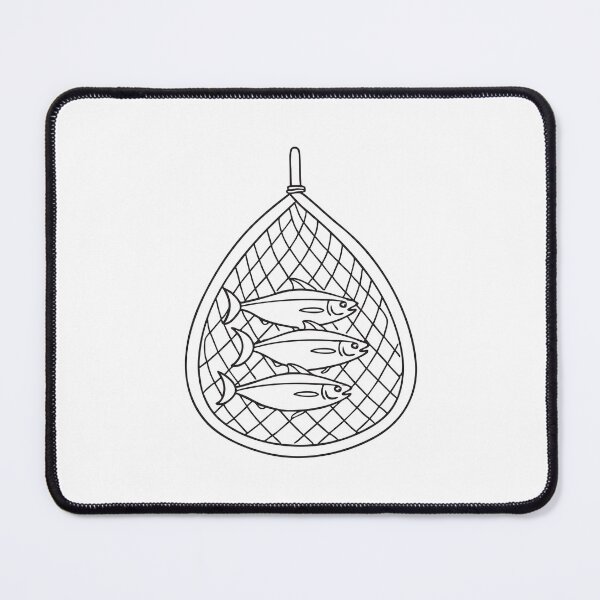 Item preview, Three Tuna Fish in Fishing Net designed and sold by rasagamastore.