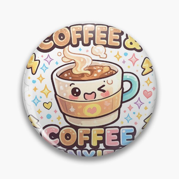 Item preview, Powered by Coffee & Anxiety Sticker designed and sold by artz191.