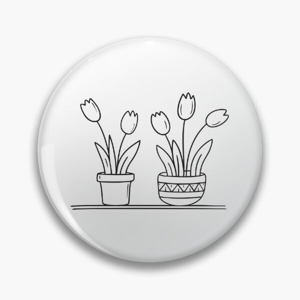 Item preview, Tulips Arranged Near Small Pot designed and sold by rasagamastore.