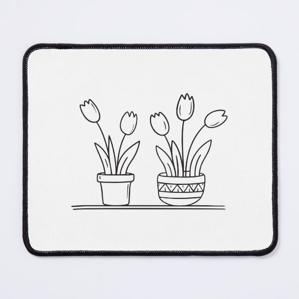Item preview, Tulips Arranged Near Small Pot designed and sold by rasagamastore.