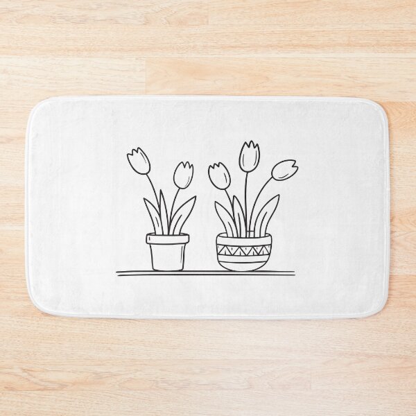 Item preview, Tulips Arranged Near Small Pot designed and sold by rasagamastore.