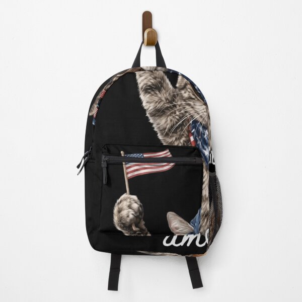 Item preview, Patriotic Cool Cat 4th of July American Flag and Hot Dog designed and sold by haitrieuic96.
