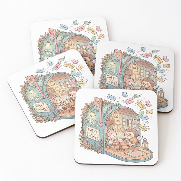 Item preview, Cozy Mailbox Tea Party designed and sold by CuteRage.