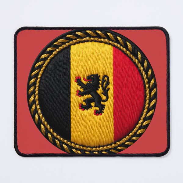Item preview, Belgium Flag Patch World Cup designed and sold by Colorlessandco.