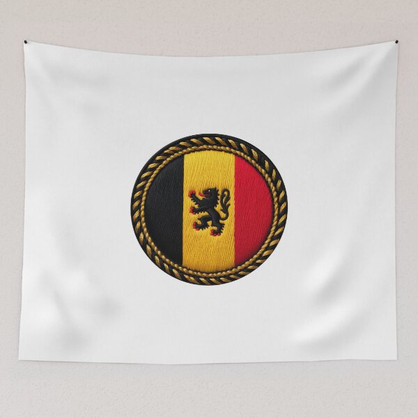 Item preview, Belgium Flag Patch World Cup designed and sold by Colorlessandco.