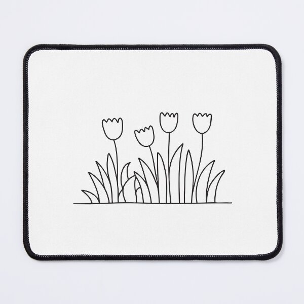 Item preview, Tulips Beside Freshly Trimmed Grass designed and sold by rasagamastore.