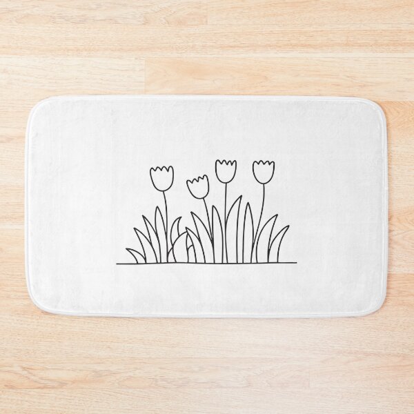 Item preview, Tulips Beside Freshly Trimmed Grass designed and sold by rasagamastore.