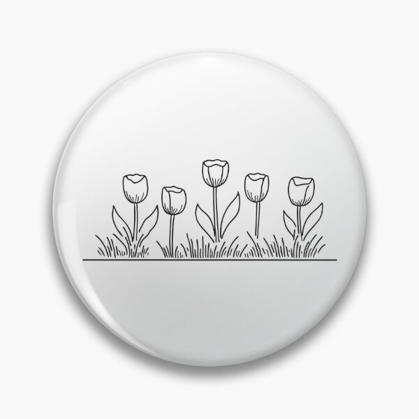 Item preview, Tulips Growing Near Trimmed Lawn designed and sold by rasagamastore.