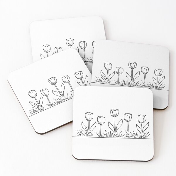 Item preview, Tulips Growing Near Trimmed Lawn designed and sold by rasagamastore.