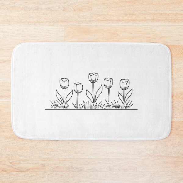 Item preview, Tulips Growing Near Trimmed Lawn designed and sold by rasagamastore.