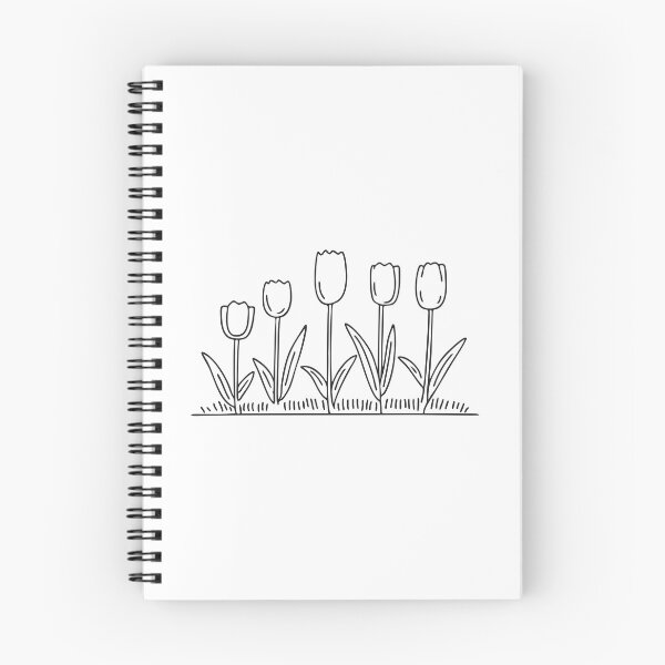Item preview, Tulips Growing Beside Trimmed Grass designed and sold by rasagamastore.