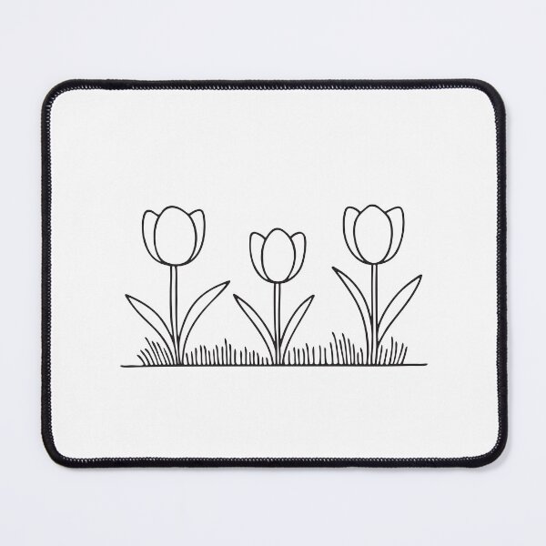 Item preview, Tulips Standing Near Fresh Lawn designed and sold by rasagamastore.