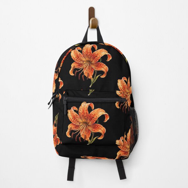 Item preview, Orange Tiger Lily Illustration | Watercolor Botanical Flower Art designed and sold by ColorSplash123.