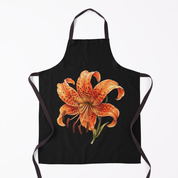 Item preview, Orange Tiger Lily Illustration | Watercolor Botanical Flower Art designed and sold by ColorSplash123.