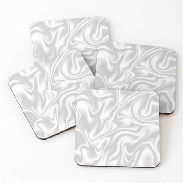 Item preview, Minimalist White Liquid Silk Abstract Texture designed and sold by Theselinara.