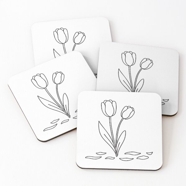 Item preview, Tulips Near Scattered Flower Petals designed and sold by rasagamastore.
