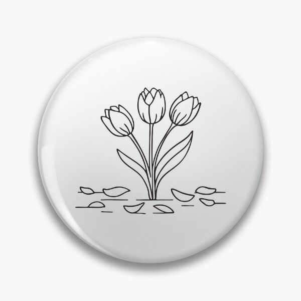 Item preview, Fallen Petals Beside Blooming Tulips designed and sold by rasagamastore.