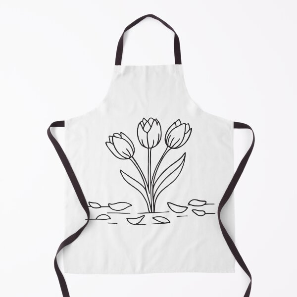 Item preview, Fallen Petals Beside Blooming Tulips designed and sold by rasagamastore.