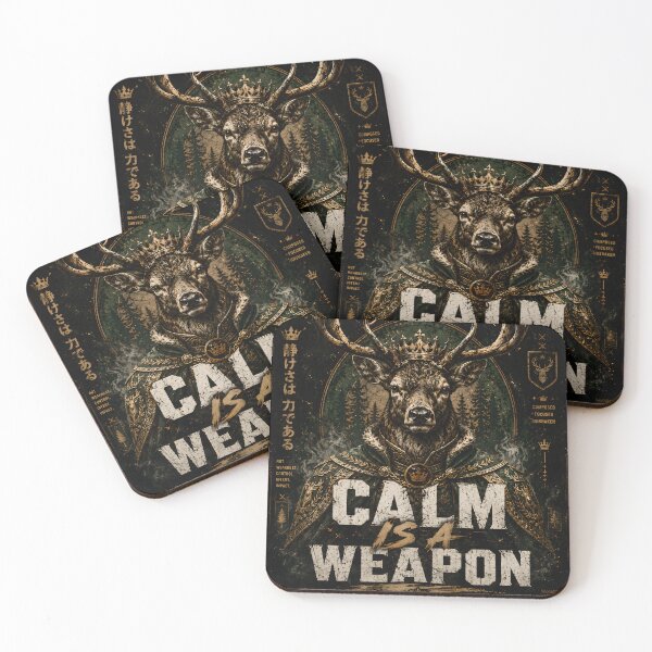 Item preview, Calm is a weapon. Deer designed and sold by Fab-Haven.