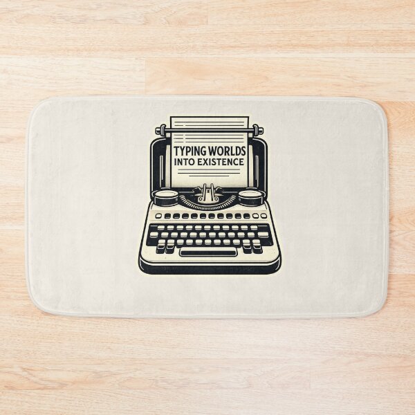 Item preview, Writer Gift Typing Worlds Into Existence Vintage Typewriter Design designed and sold by astersgraphics.