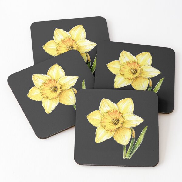 Item preview, Yellow Daffodil Illustration | Spring Watercolor Botanical Flower Art designed and sold by ColorSplash123.