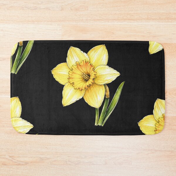 Item preview, Yellow Daffodil Illustration | Spring Watercolor Botanical Flower Art designed and sold by ColorSplash123.