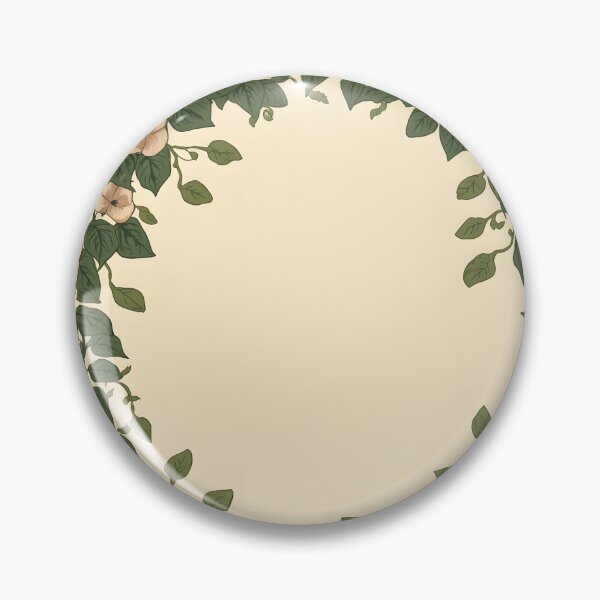 Item preview, Vintage Floral Wreath Circle Botanical Frame Art designed and sold by Luna-Flow.