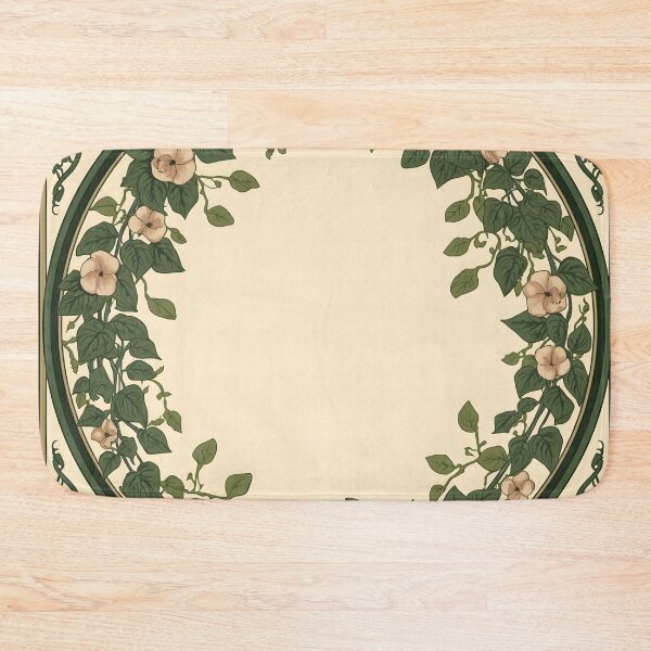 Item preview, Vintage Floral Wreath Circle Botanical Frame Art designed and sold by Luna-Flow.