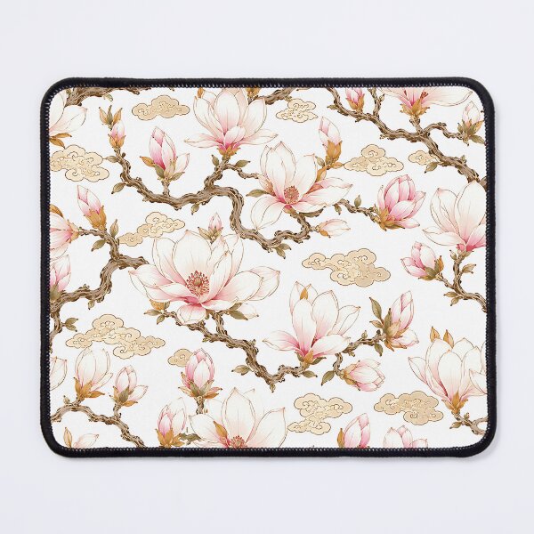 Item preview, Korean Minhwa Magnolia Pattern | Traditional Korean Folk Art Floral Design designed and sold by K-Tradition.