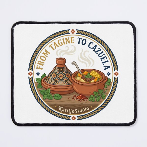 Item preview, From Tagine to Cazuela — Morocco Chile designed and sold by KariGoStudio.