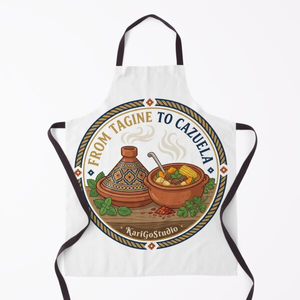 Item preview, From Tagine to Cazuela — Morocco Chile designed and sold by KariGoStudio.