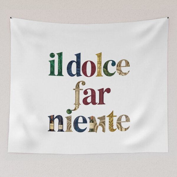 Item preview, Dolce far niente designed and sold by LaughandLaugh.