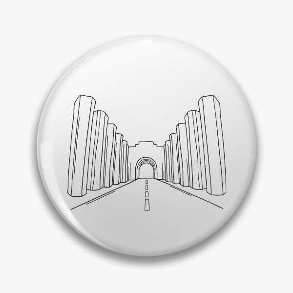 Item preview, Tunnel Between Tall Stone Walls designed and sold by rasagamastore.