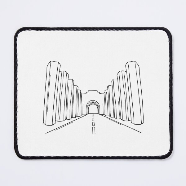 Item preview, Tunnel Between Tall Stone Walls designed and sold by rasagamastore.
