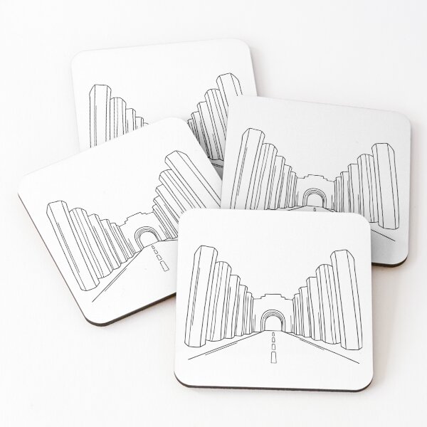 Item preview, Tunnel Between Tall Stone Walls designed and sold by rasagamastore.