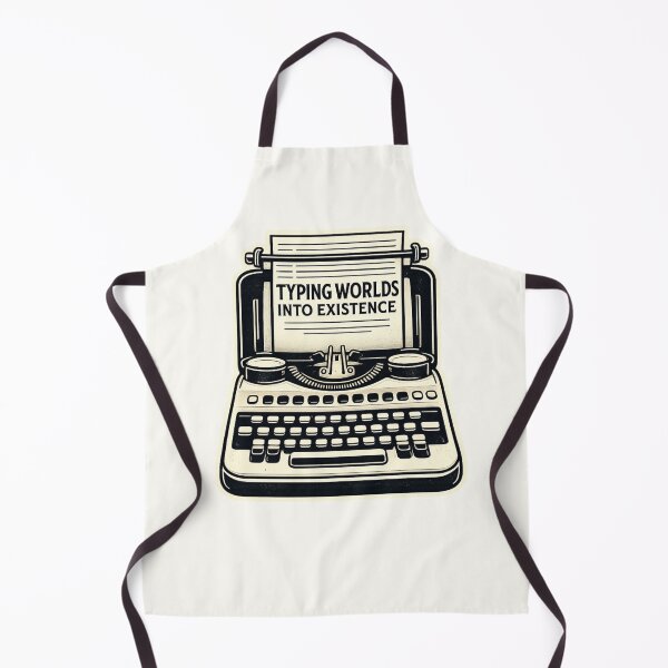 Aperçu de l'œuvre Cadeau pour écrivain : Machine à écrire vintage donnant vie à des mondes. créée et vendue par astersgraphics.