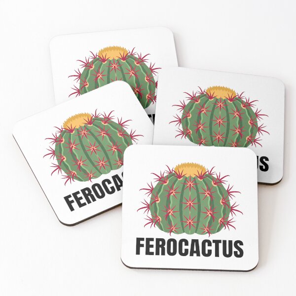 Item preview, Bold Red Spined Ferocactus Graphic designed and sold by GreenDivisionJP.