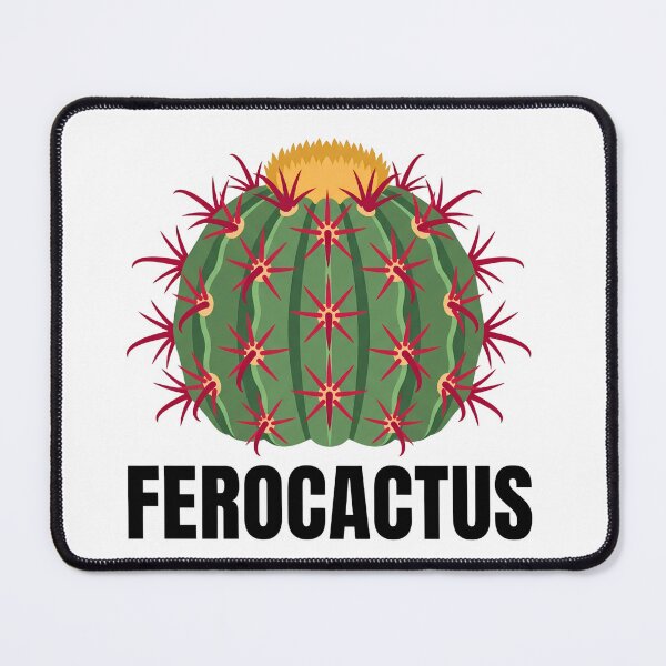 Item preview, Bold Red Spined Ferocactus Graphic designed and sold by GreenDivisionJP.
