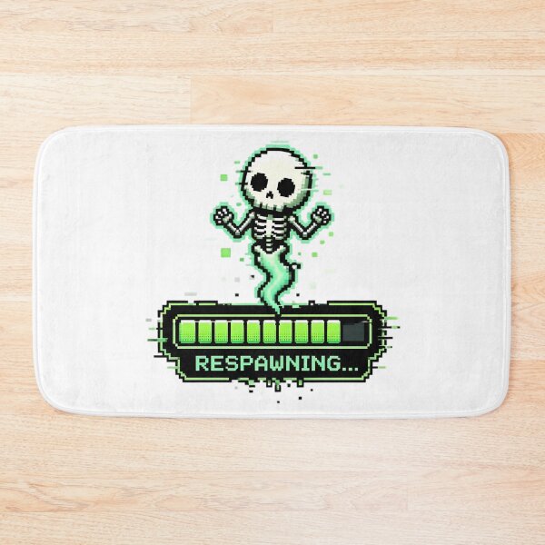 Item preview, Respawning... Loading Bar — Funny Gamer Sticker designed and sold by tommysworks.