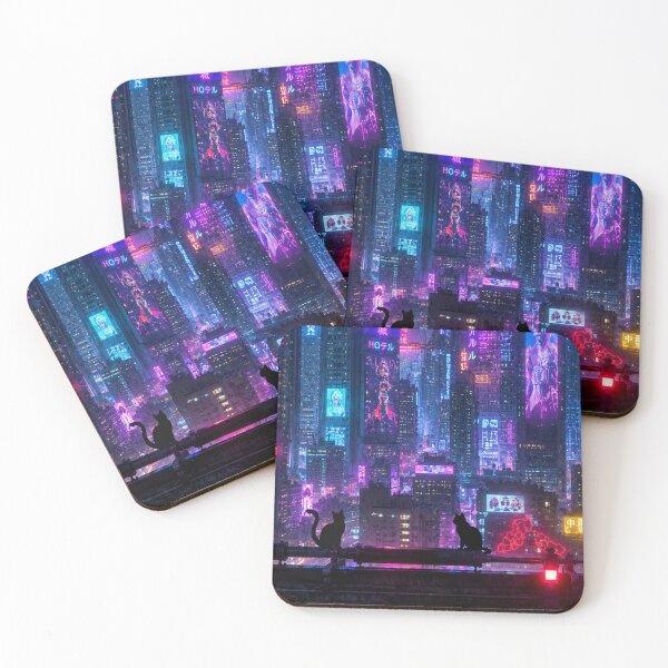 Item preview, Night City Cats designed and sold by V01tec.