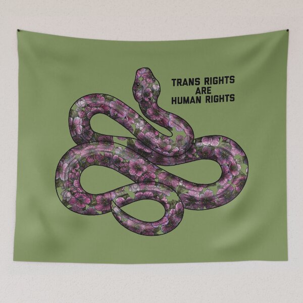 Item preview, Trans Rights are Human Rights designed and sold by Art by Veya.
