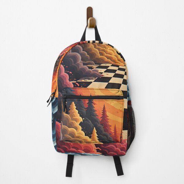 Item preview, Chess game in a surreal forest with fog designed and sold by Mianku | Für das Leben.